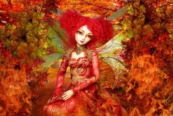 Фея осенью