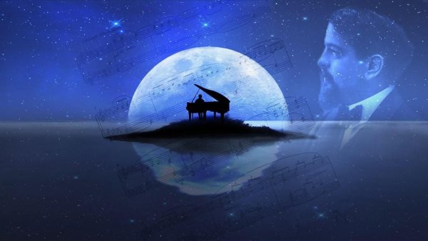 Картина лунный свет Клод Дебюсси