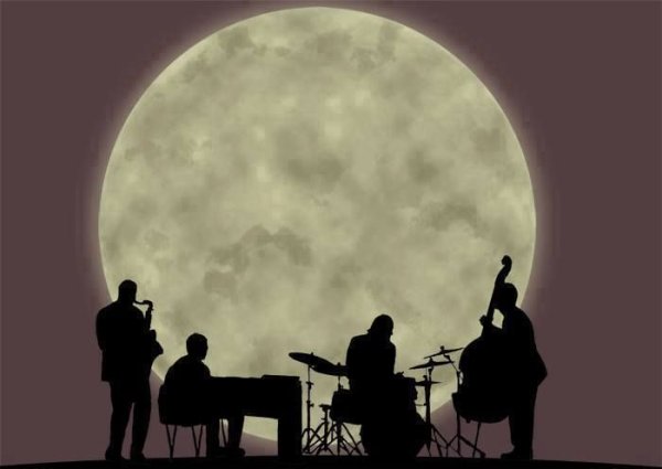 Ночь Луна и джаз