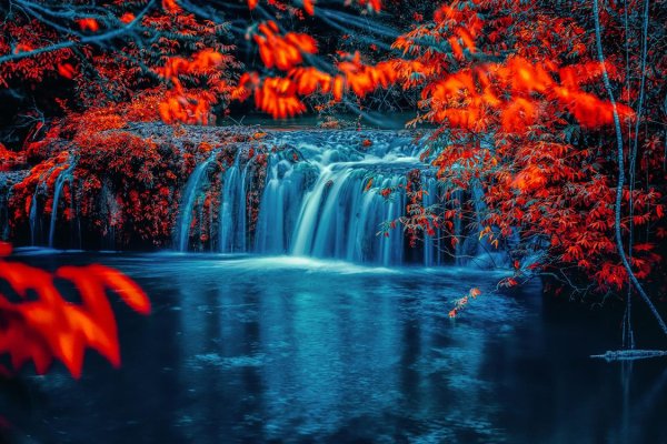Осенние водопады красивые