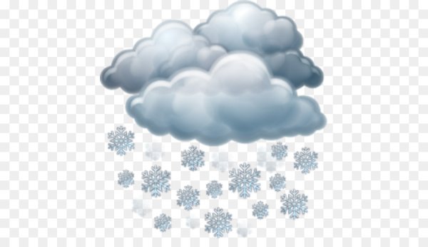 Туча со снегом