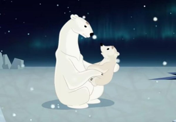 Белый медведь Умка мультфильм