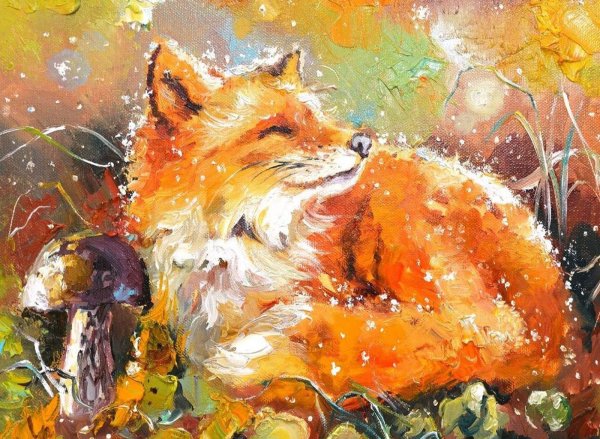 Аннет Логинова картины лиса