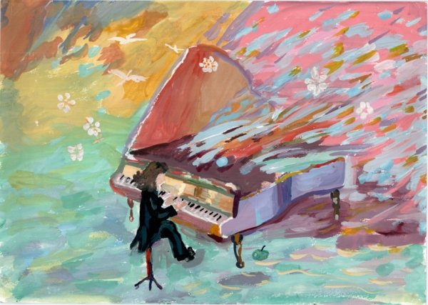 Иллюстрация к музыкальному этюду