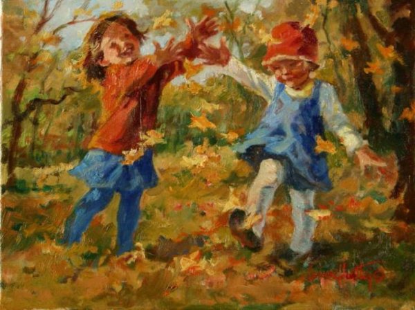 Берестов урок листопада