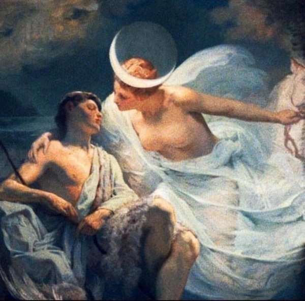 Селена богиня Луны и Эндимион