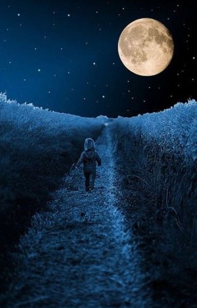 Человек под луной