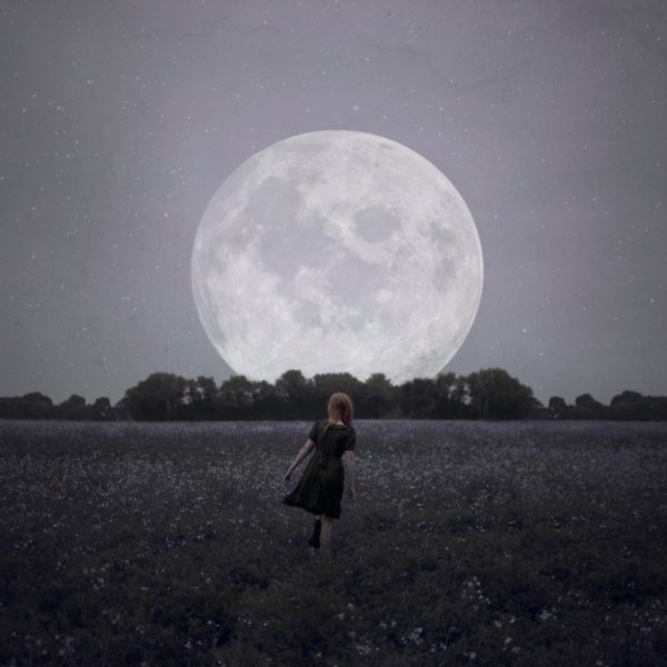 Луна человек красиво