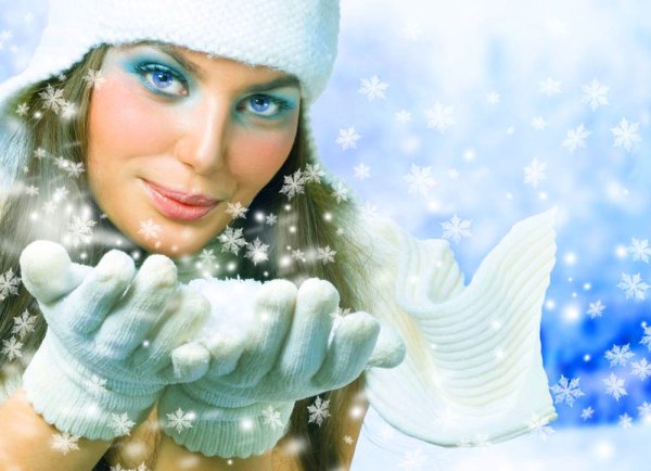 Девушка Снежинка