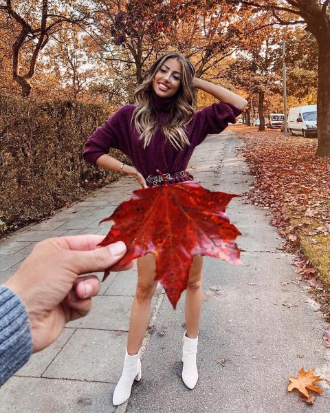 Креативная осенняя фотосессия