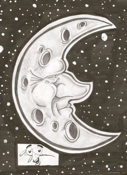 Космические рисунки для срисовки легкие