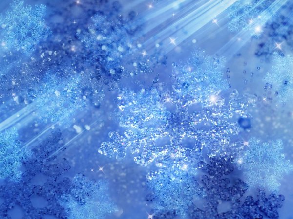 Снежный фон