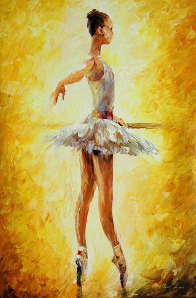 Леонид Афремов картины балерина