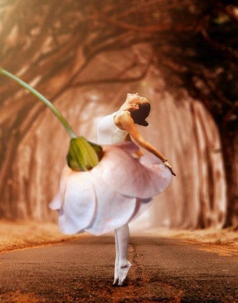 Балерина на природе