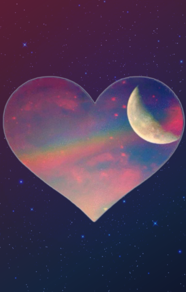 Сердце в ночном небе