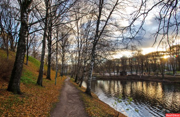 Кировский сквер Вологда осень