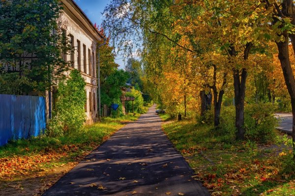 Устюжна Вологодской осень