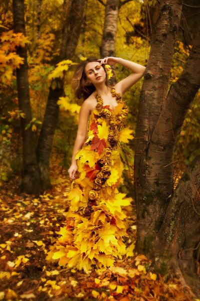 Осенние платья для девушек