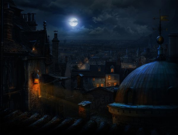 Фэнтези город