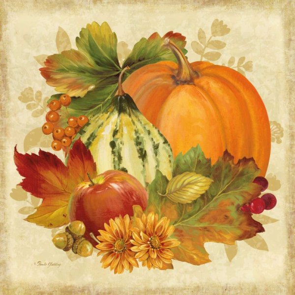 Тыквы для декупажа