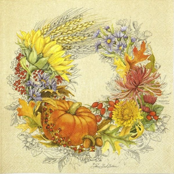 Салфетки для декупажа осенние