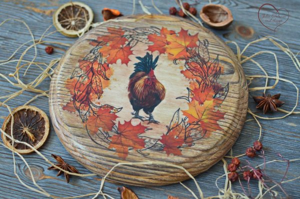 Декупаж в осеннем стиле
