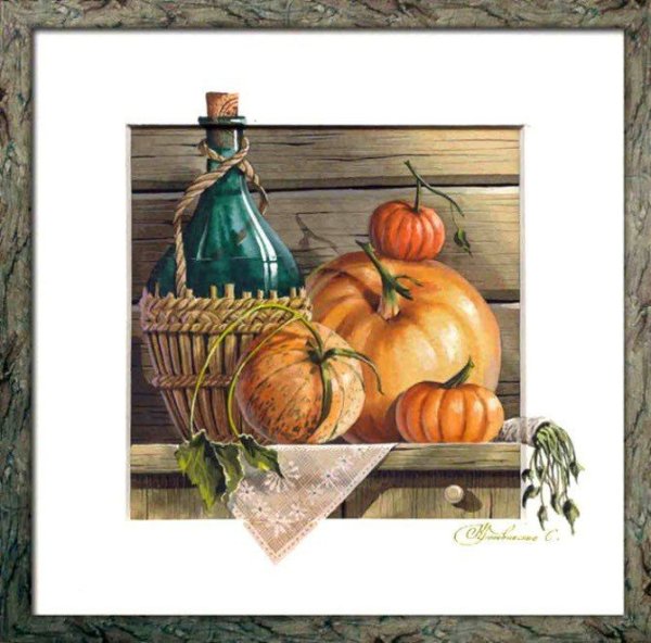 Тыквы для декупажа