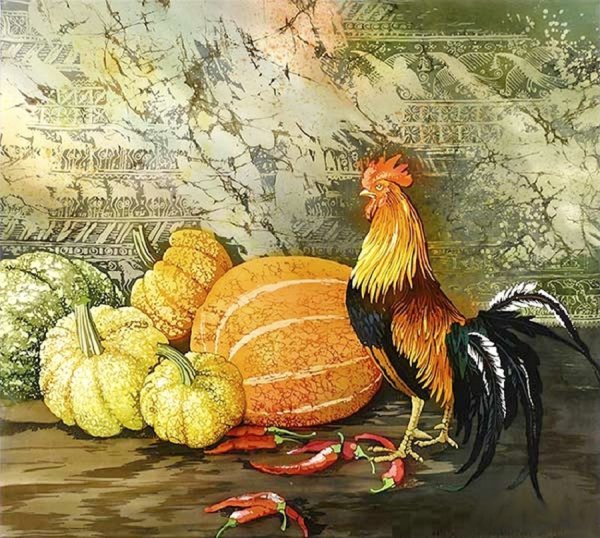 Натюрморт с петухом