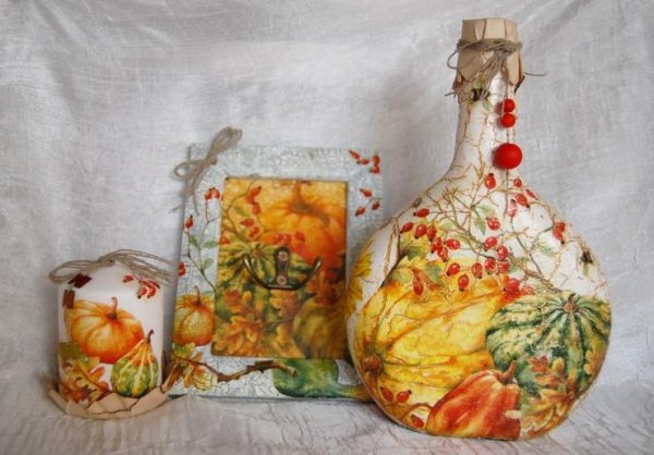 Декупаж осенние мотивы