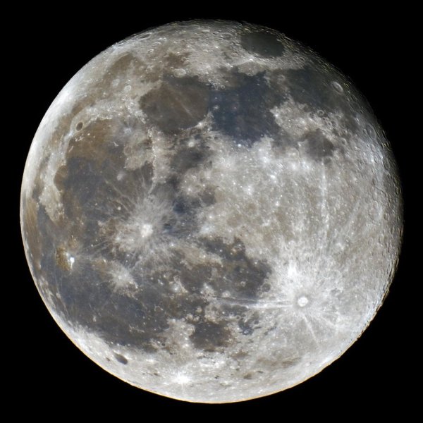 Снимки Луны с телескопа