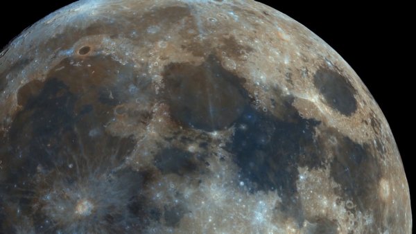 Настоящие снимки Луны