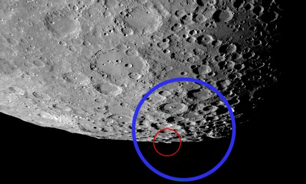 Любительские снимки Луны в телескоп