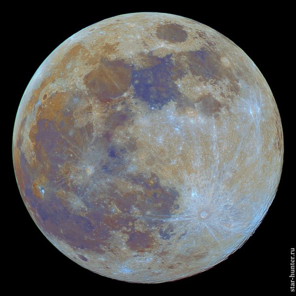 Луна в телескоп