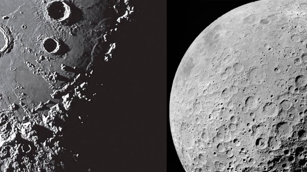 Луна в телескоп