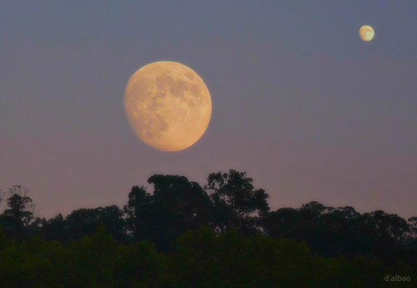 Две Луны на небе фото