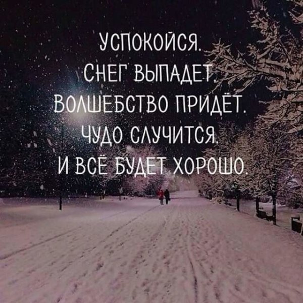 Зимние афоризмы