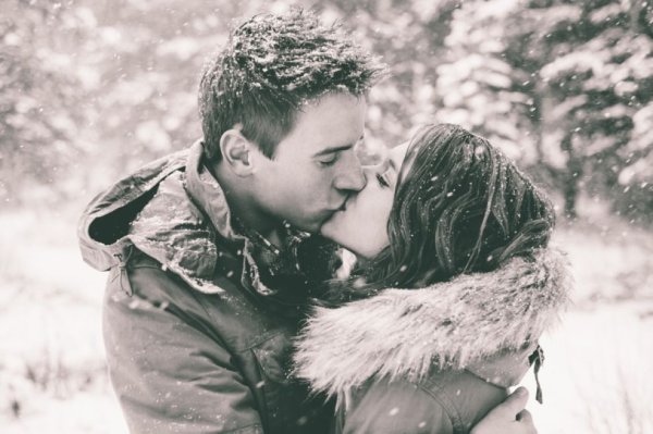 Поцелуй зимой