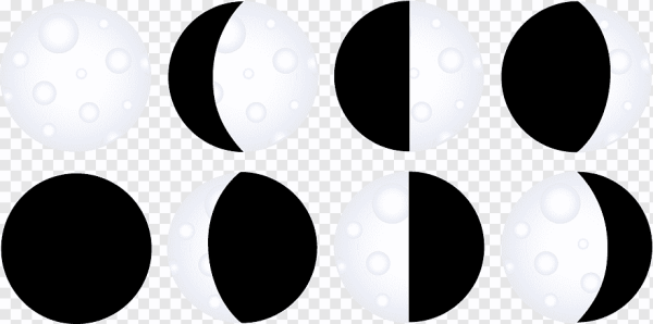 Фазы Луны рисунок