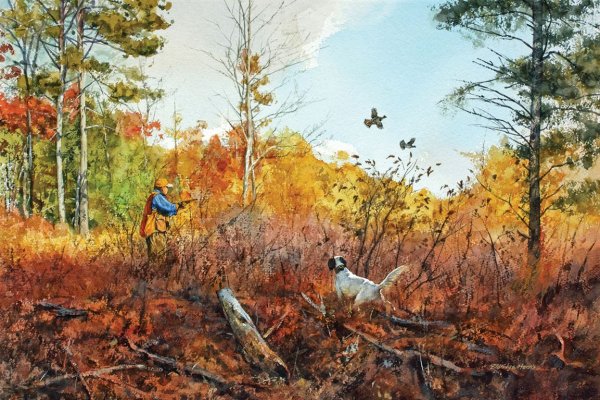 Левитан на охоте