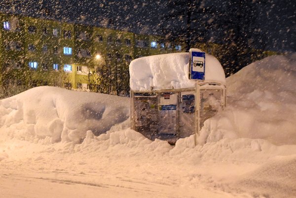 Где то самый лютый снег