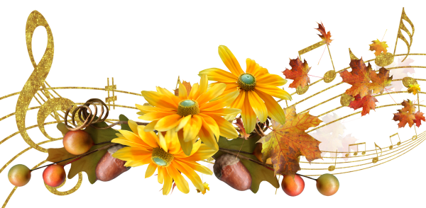 Осенний клипарт на прозрачном фоне