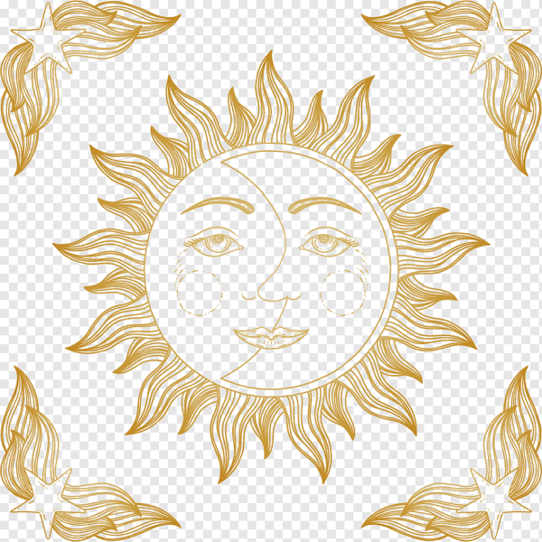 Солнце стилизация