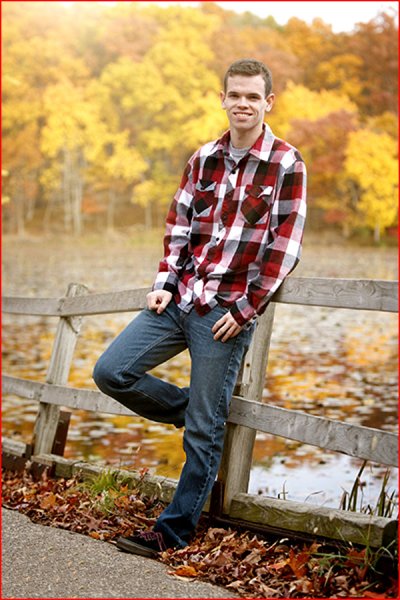 Мужчина осень