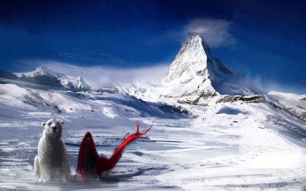 Снежные горы севера