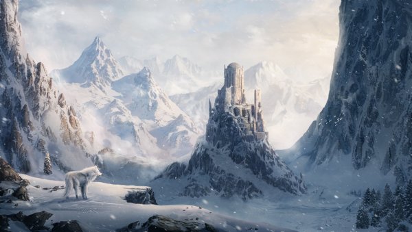 Винтер Сноу арт крепость