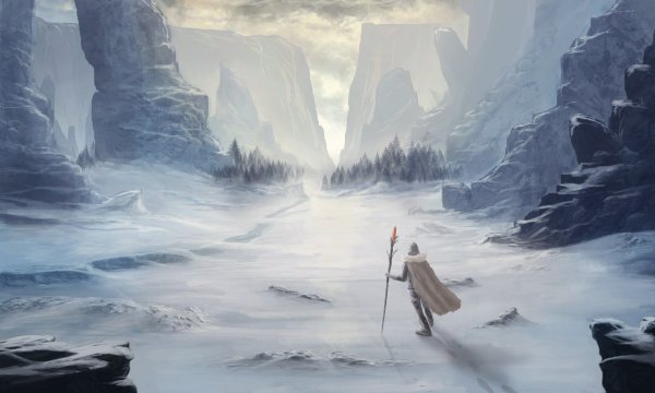 Путник зимой