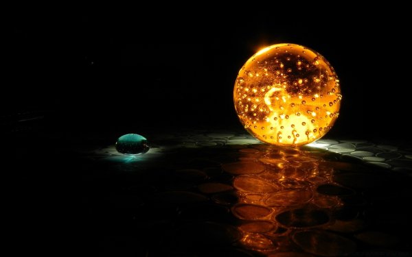 Шар стеклянный