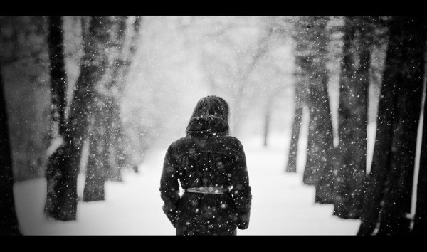 Зима грусть