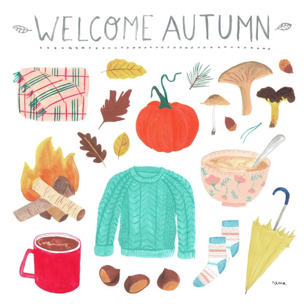 Стикеры осень