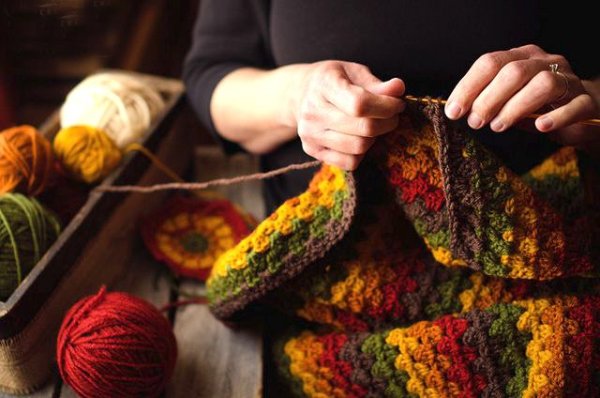 Вязаные уютные вещи осень